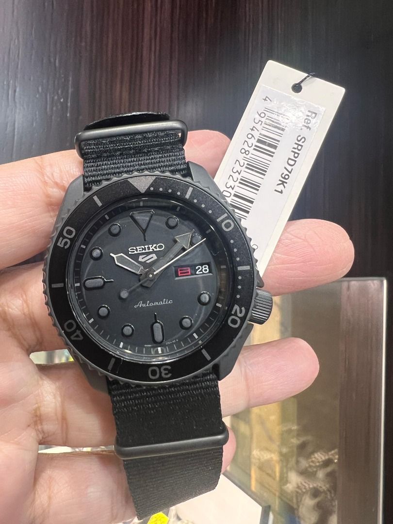 SEIKO 5 SPORTS AUTOMATIC SPORT WATCH JAPAN MOVEMENT SRPD79K1 SRPD79 SRPD 79K1 79 PM 1680
