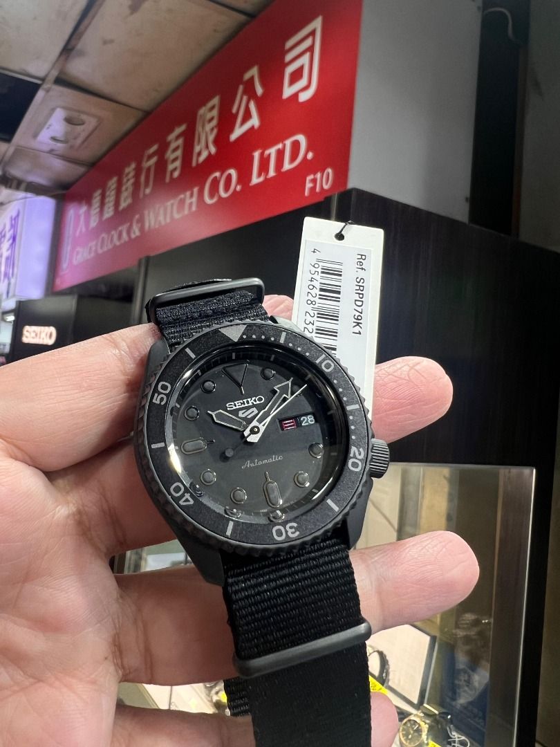 SEIKO 5 SPORTS AUTOMATIC SPORT WATCH JAPAN MOVEMENT SRPD79K1 SRPD79 SRPD 79K1 79 PM 1680