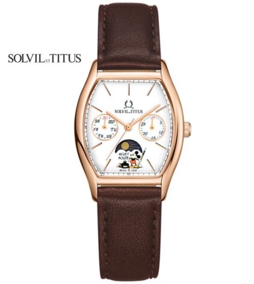 Solvil et Titus Mickey Mouse 95th anniversary. Limited edition Rose Gold Luxury Watches on Carousell