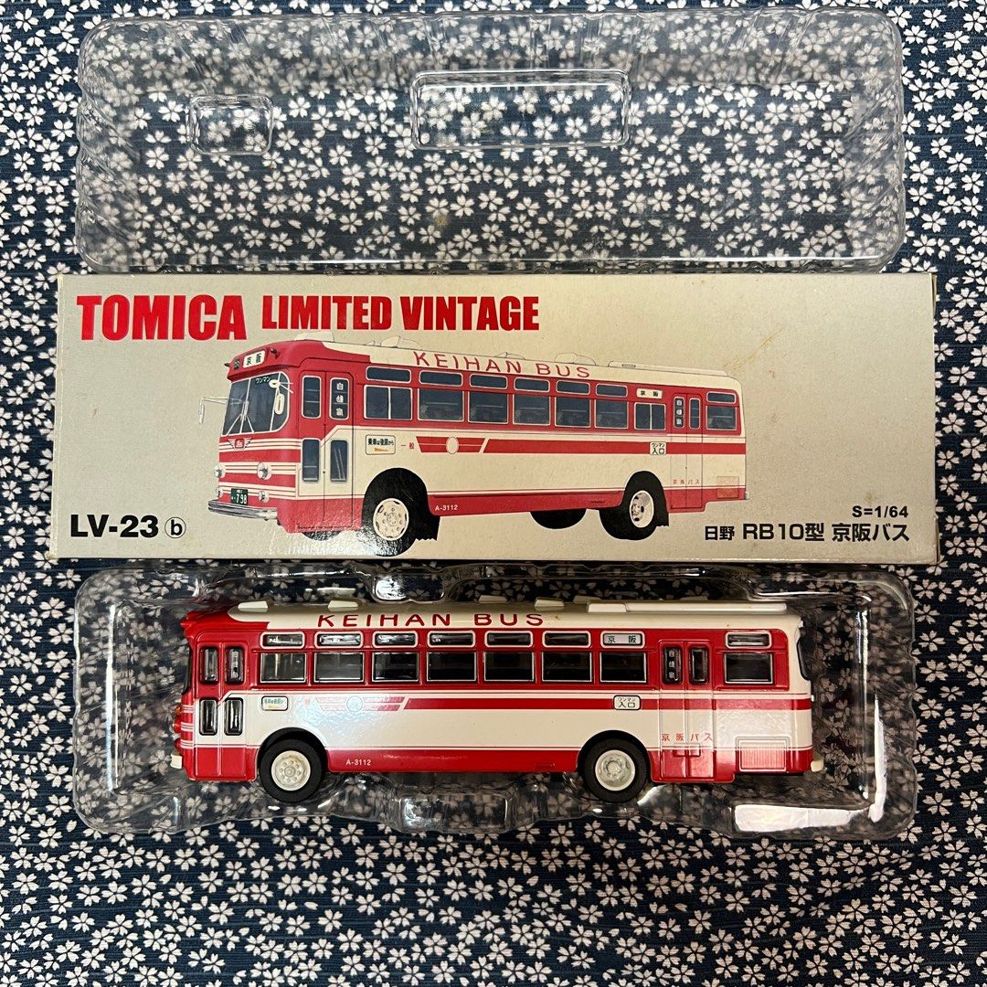 絕版]Tomica Limited Vintage LV-23b 1:64 HINO RB10型京阪巴士