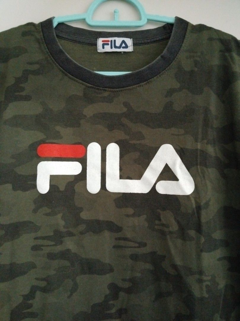 Fila camo shirt on sale