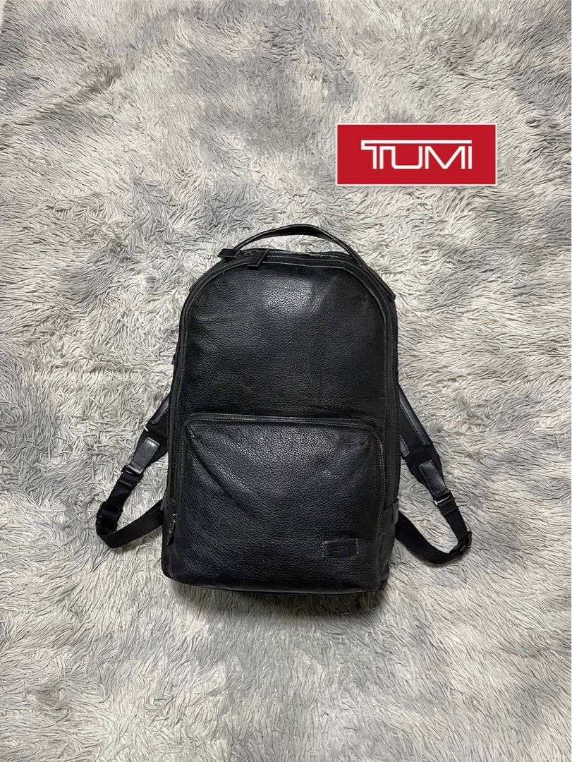 TUMI Harrison Webster Leather Backpack (Category: Backpacks) located in Bauang. Submitted by jasperjohn (Listing ID 1319250020, Image 1). Description: With issue sa front zipper Pero Ganda neto Genuine leather.
