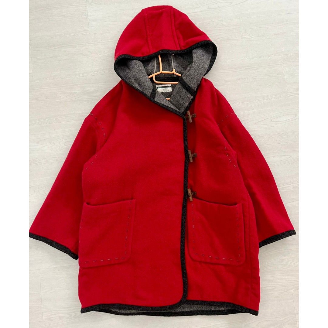 UNITED COLORS OF BENETTON Red Coat Jacket Women s XL