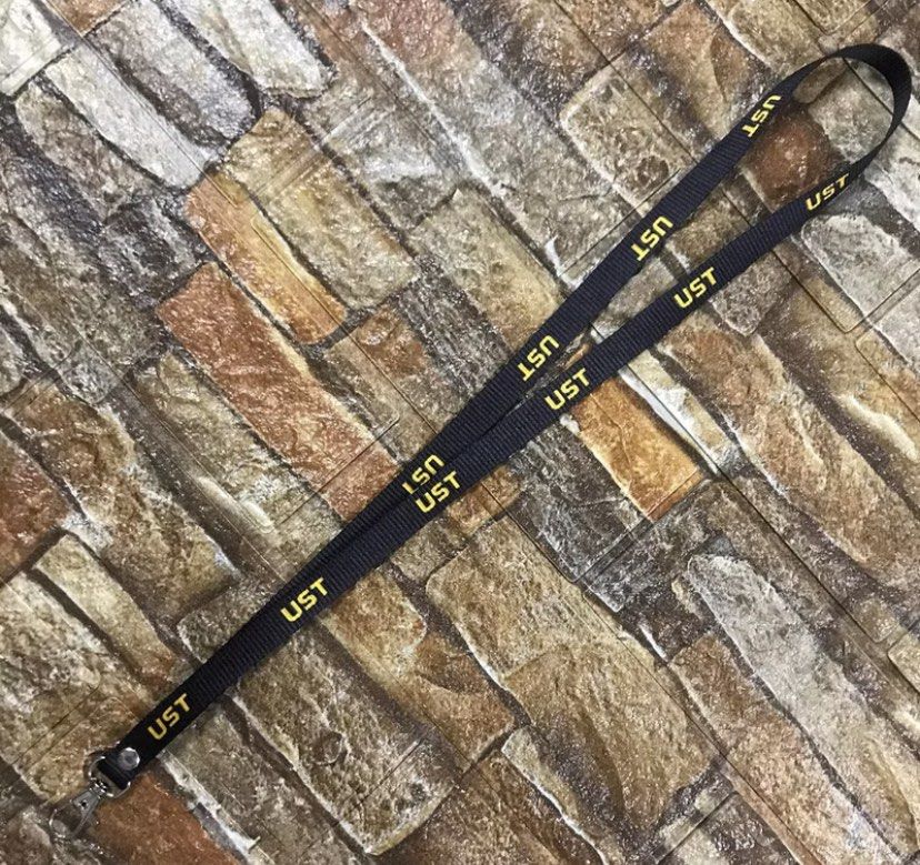 UST ID LACE LANYARD (Category: Necklaces) located in Quezon City. Submitted by _ellekim (Listing ID 1319256237, Image 1). Description: got it for 100 pesos NEVER BEEN USED rfs: nagbigay ng id lace yung college namin mas gusto ko can do meetups in UST.