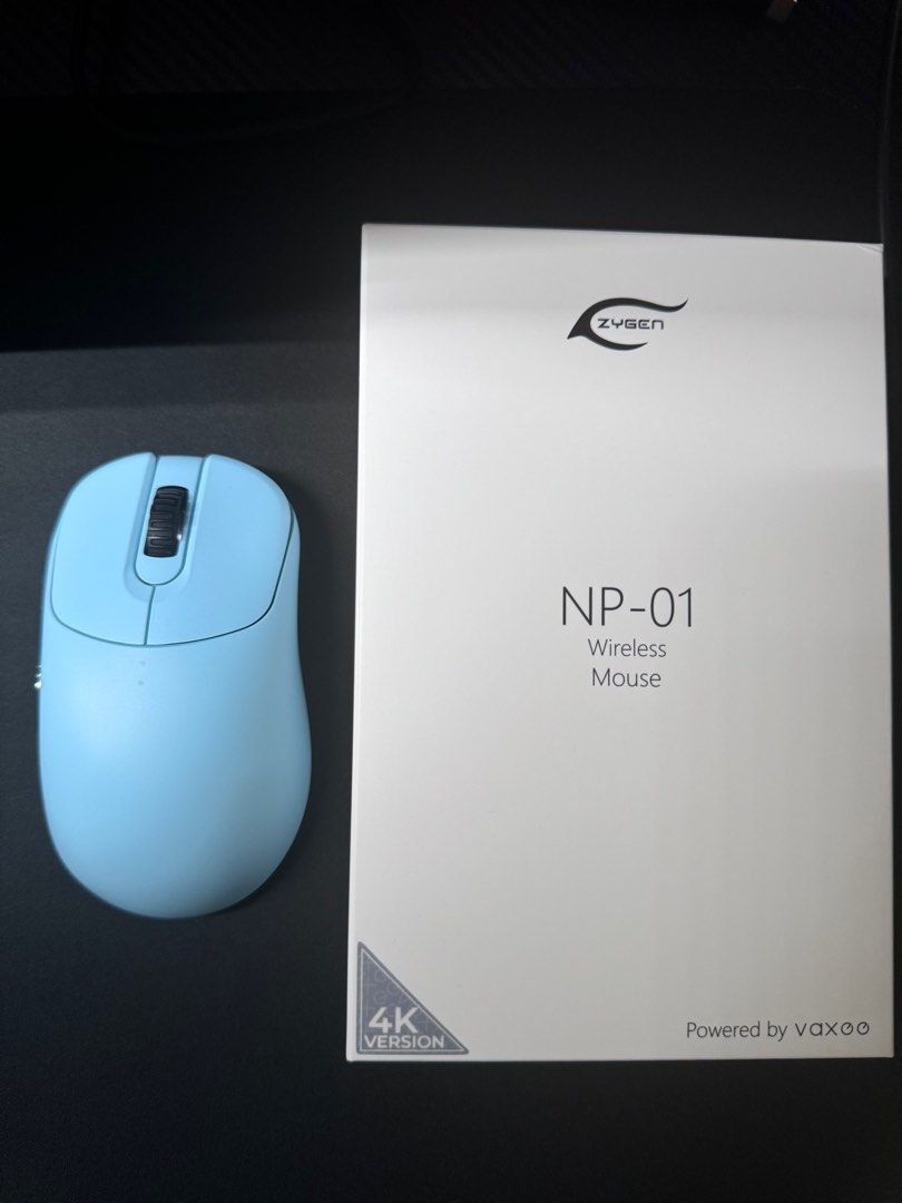 Vaxee NP01 Blue 4K Wireless, 電腦＆科技, 電腦周邊及配件, 電腦滑鼠 