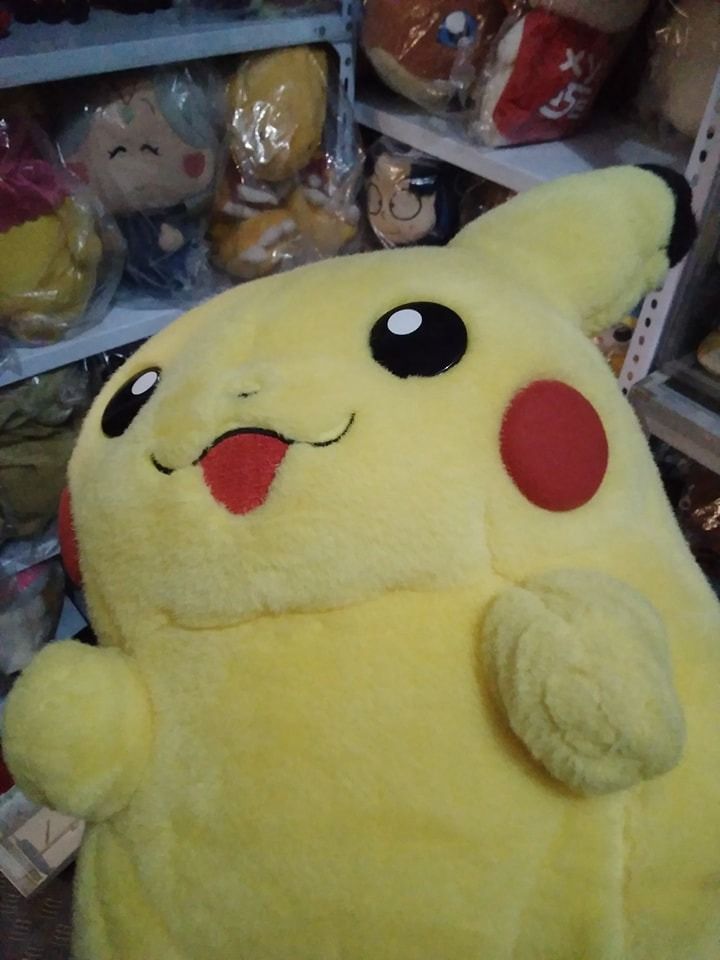 Vintage Classic Jumbo Fat Pikachu Pokemon Plush Toy (Tomy-CUT TAG ...