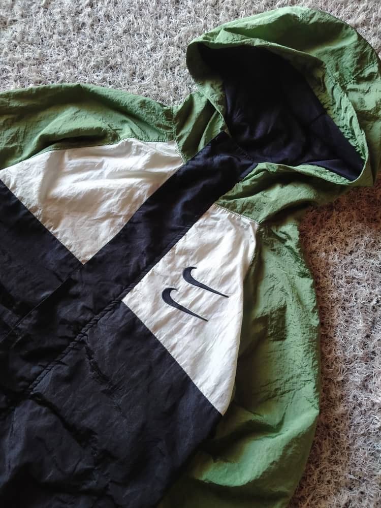 double swoosh jacket