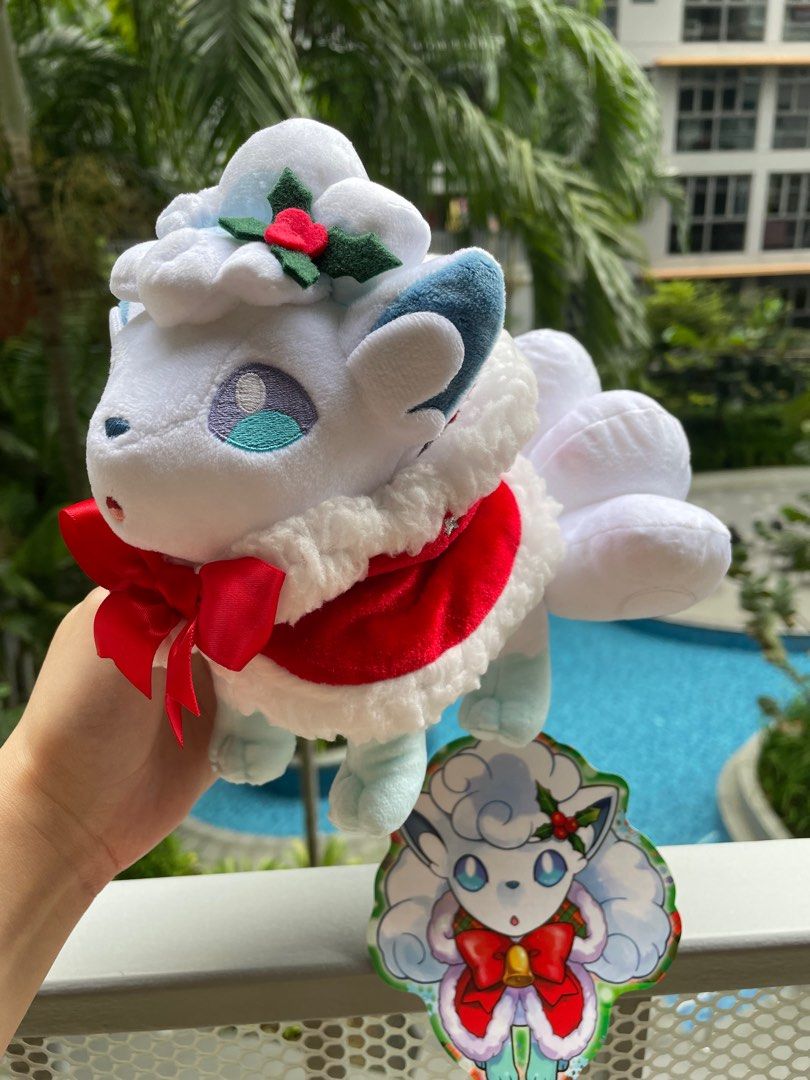 Vulpix plush Christmas limited edition Pokemon Center plush