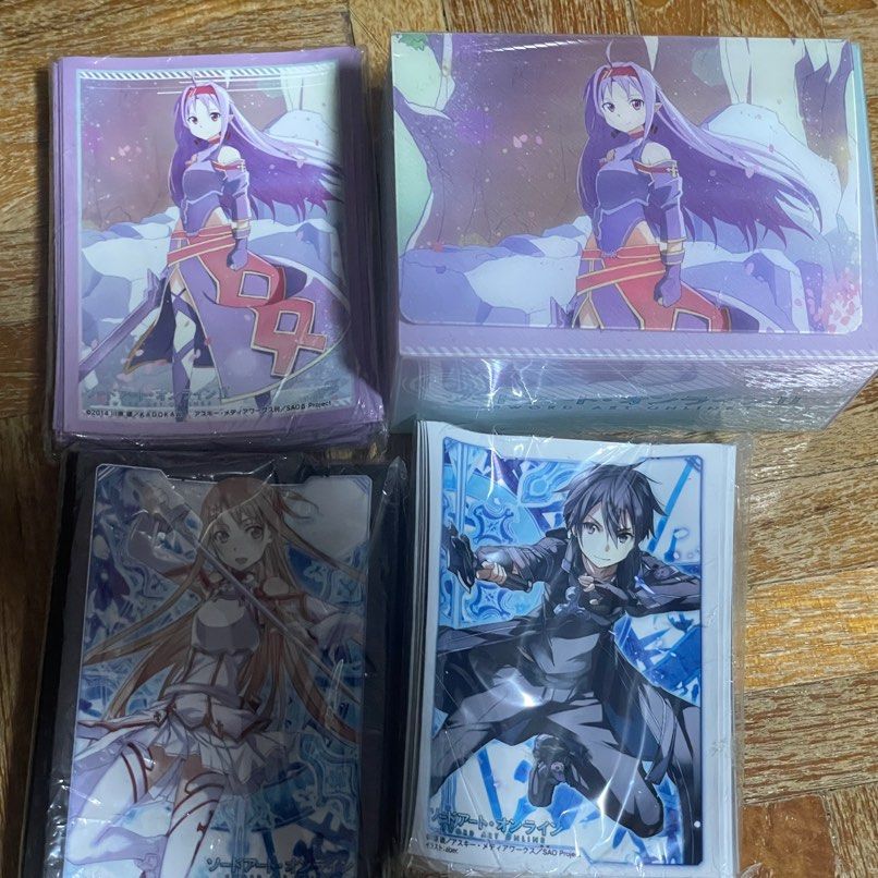 sword art online card sleeves Bushiroad] [Sword Art Online] Kirito [Trading Card Sleeves] – Holy Grail  Hobby main image 0