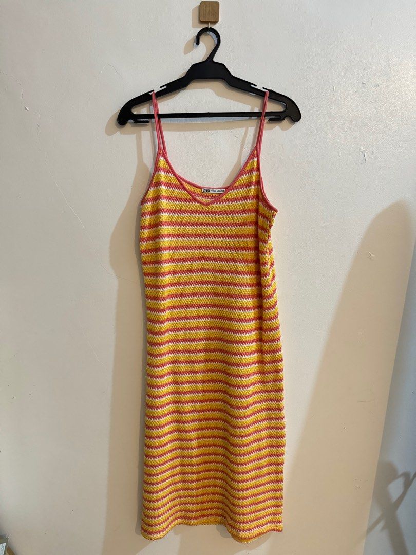 Zara Knit Midi Dress (Category: Dresses) located in Roxas City. Submitted by s.declutters (Listing ID 1319249232, Image 1). Description: • size small on tag • like new condition •perfect for summer outfit .