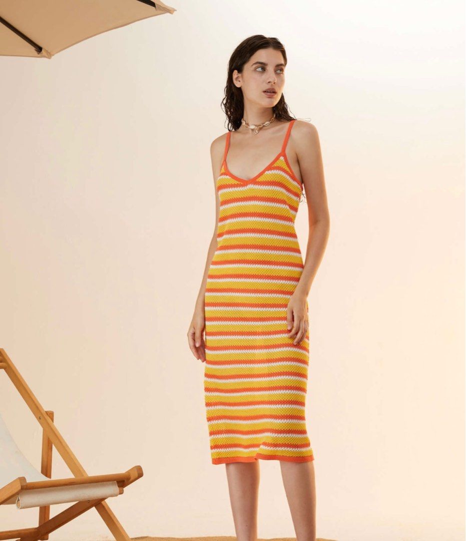 Zara Knit Midi Dress (Category: Dresses) located in Roxas City. Submitted by s.declutters (Listing ID 1319249232, Image 2). Description: • size small on tag • like new condition •perfect for summer outfit .