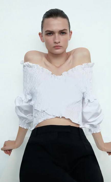 Smock tops zara best sale
