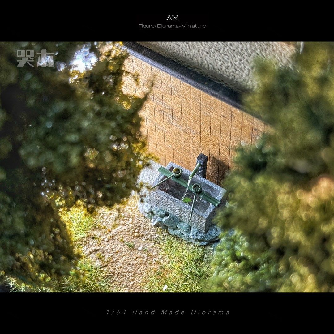 展示品] 1∶64 場景哭木手作05 箱根名物初花蕎麥麵總店はつ花