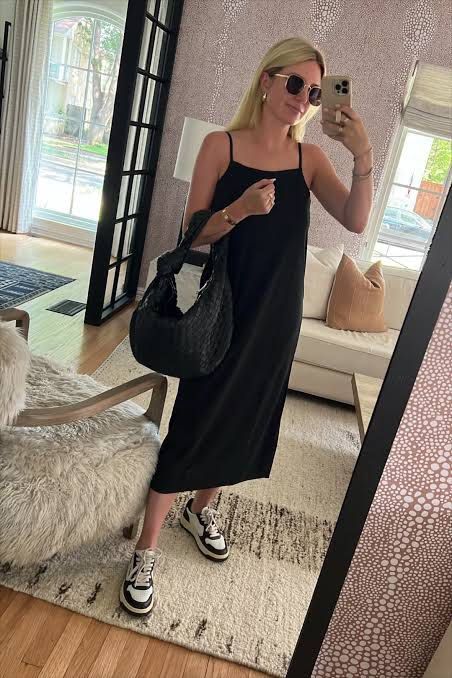2 pcs H M Jersey Dress Black Sage Green As pack Women s Fashion Dresses Sets Dresses on Carousell