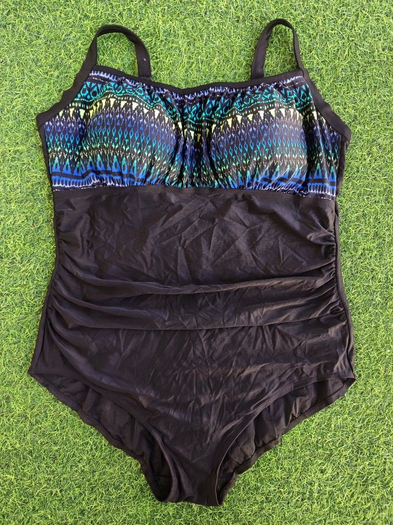 5XL Delta Burke Plus Size One Piece Swimsuit Women s Fashion Swimwear Bikinis Swimsuits on Carousell