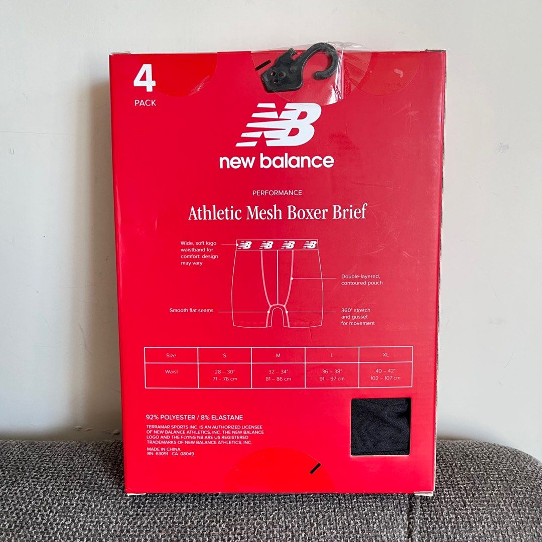 美國🇺🇸 New Balance Athletic Mesh Boxer Briefs Sports underwear