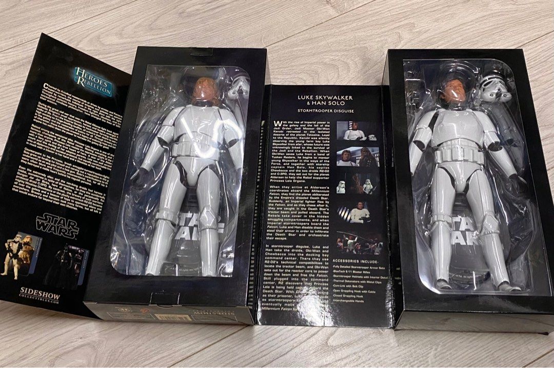 Bandai Model Kit - Han Solo & Luke Skywalker as Stormtrooper