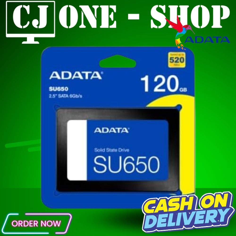 ADATA ULTIMATE SU650 120GB 2.5 SATA Internal SSD Solid State Drive Computers Tech Parts Accessories Hard Disks Thumbdrives on Carousell
