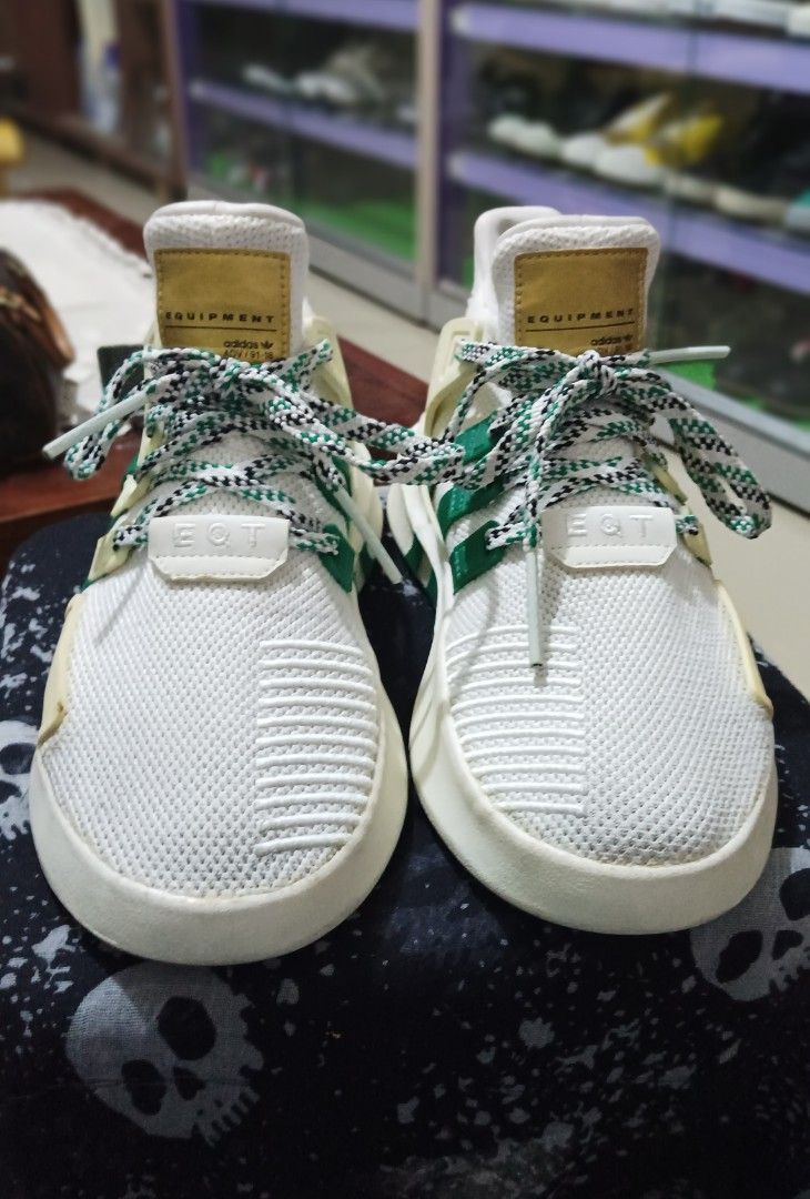Eqt bask adv white green cheap