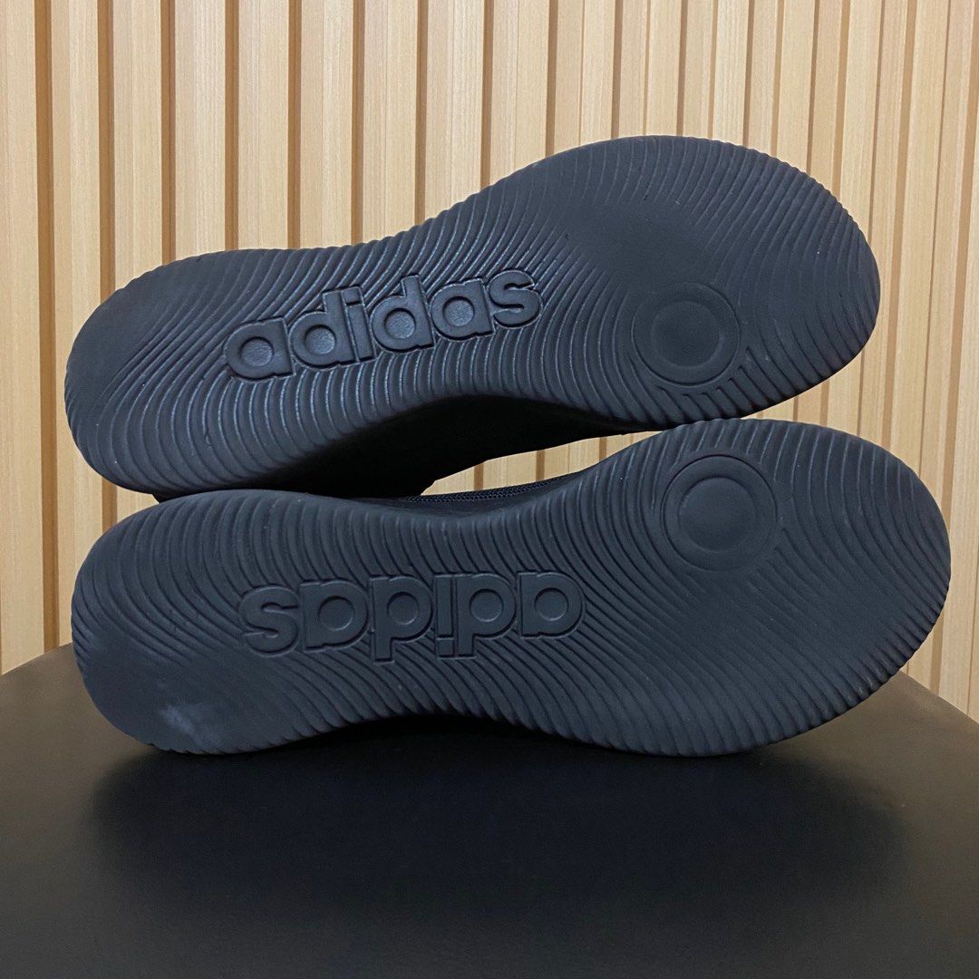 Adidas Neo CF Refresh Mid Cloudfoam Full Black Fesyen Pria Sepatu Sneakers di Carousell