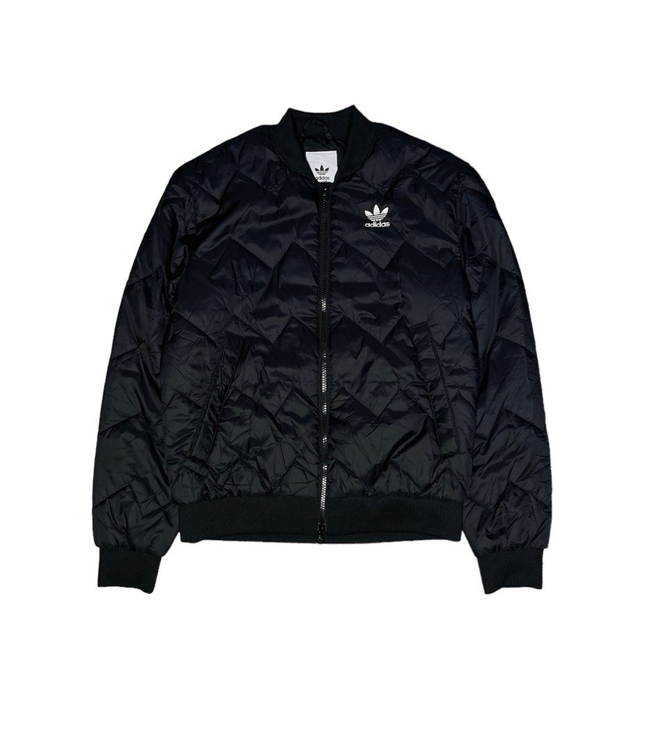 Adidas quilted bomber jacket on sale