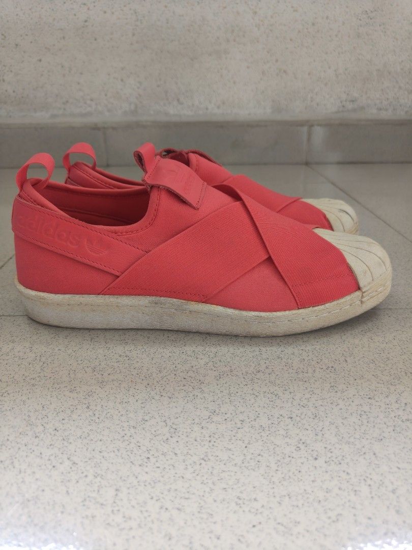adidas gazelle silver green womens adidas Toddlers' Superstar Shoes - White/ Haze Coral main image 1