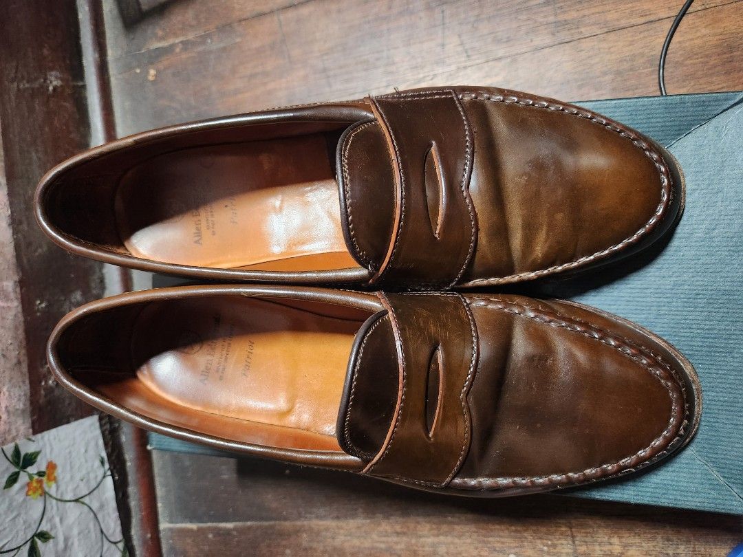 Allen Edmonds Patriot 4966 Brown Shell Cordovan Men s Fashion Footwear Dress Shoes on Carousell