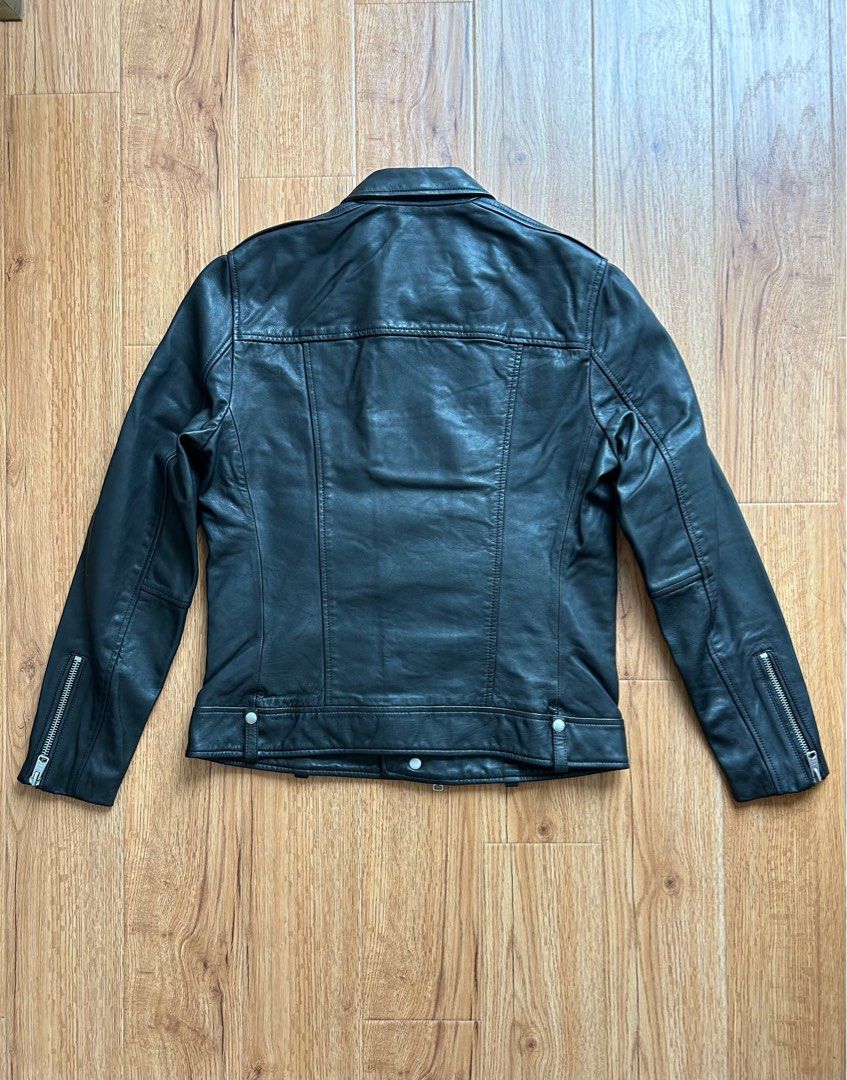 ALLSAINTS Milo Biker Leather Jacket Men s Fashion Coats Jackets and Outerwear on Carousell