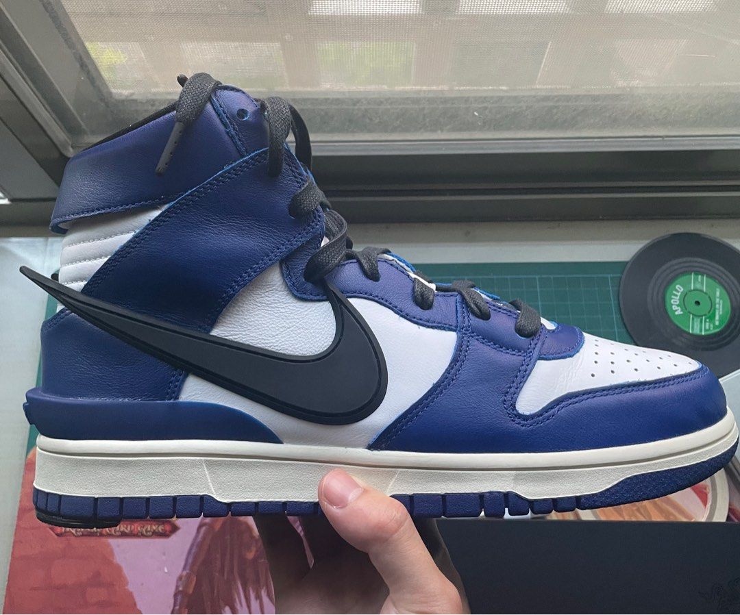 Ambush x NIKE Dunk high Royal Blue US10, 他的時尚, 鞋類, 運動鞋 