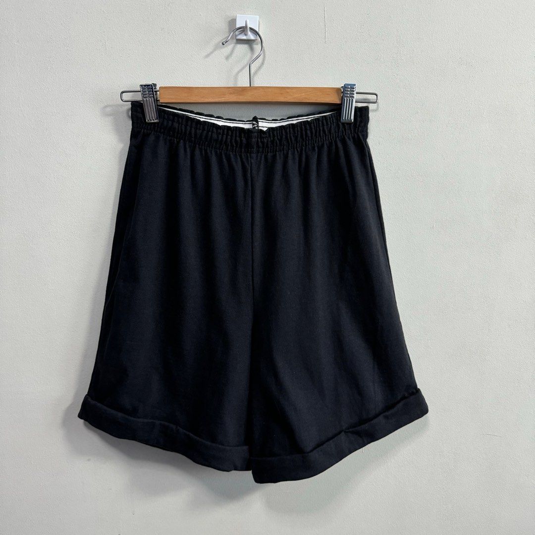 American Apparel High Waisted Elastic Berms Sweats, Women's - Main Image