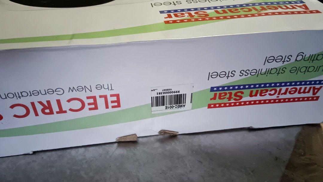 american star electric stove (Category: Cookware & Accessories) located in Taguig. Submitted by icebox24 (Listing ID 1319433564, Image 3). Description: brand new.