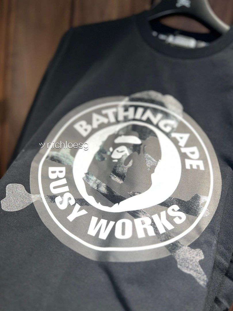 BAPE X MASTERMIND JAPAN MMJ BUSY WORK RELAXED FIT TEE, Men