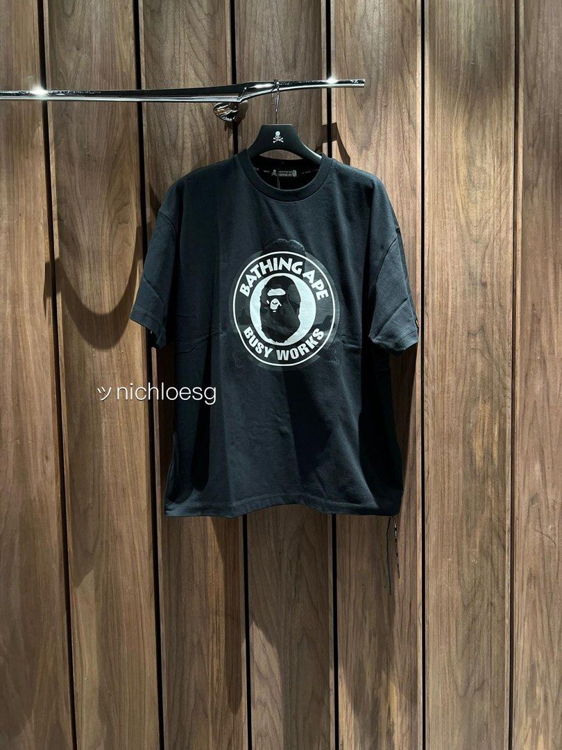 BAPE X MASTERMIND JAPAN MMJ BUSY WORK RELAXED FIT TEE, Men