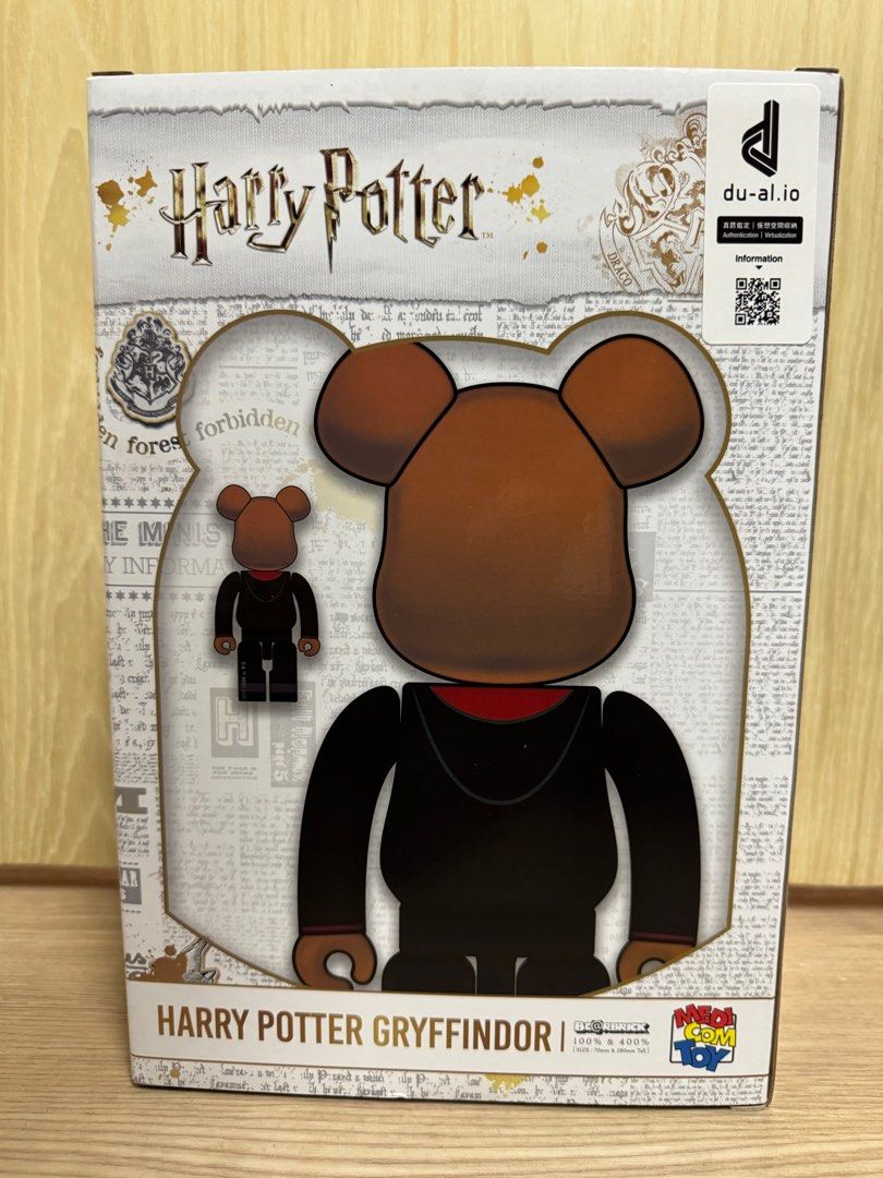 全新現貨BE@RBRICK Harry Potter Gryffindor 100％ & 400