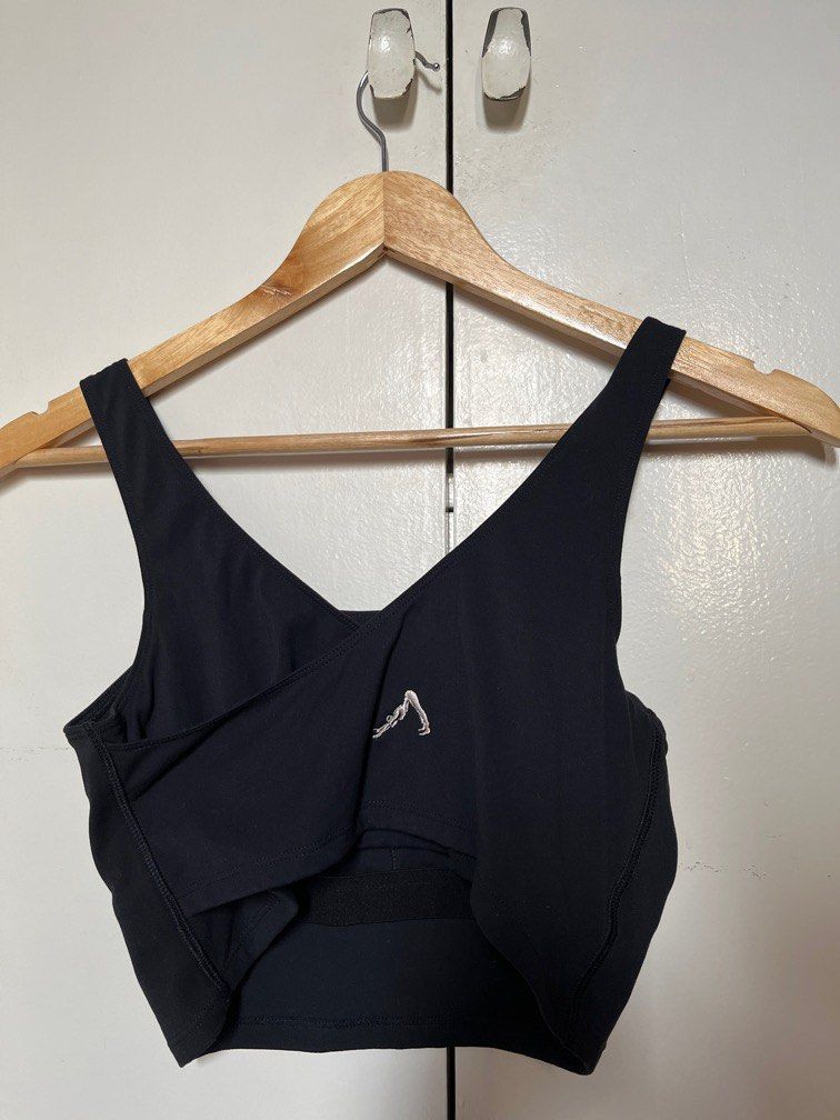 Black Active Hour Sports Bra (Category: Activewear) located in Quezon City. Submitted by erinsotto (Listing ID 1319347633, Image 2). Description: Bought for ₱650 Fabric is cotton stretch Can also be used for going out Bust 30-32.