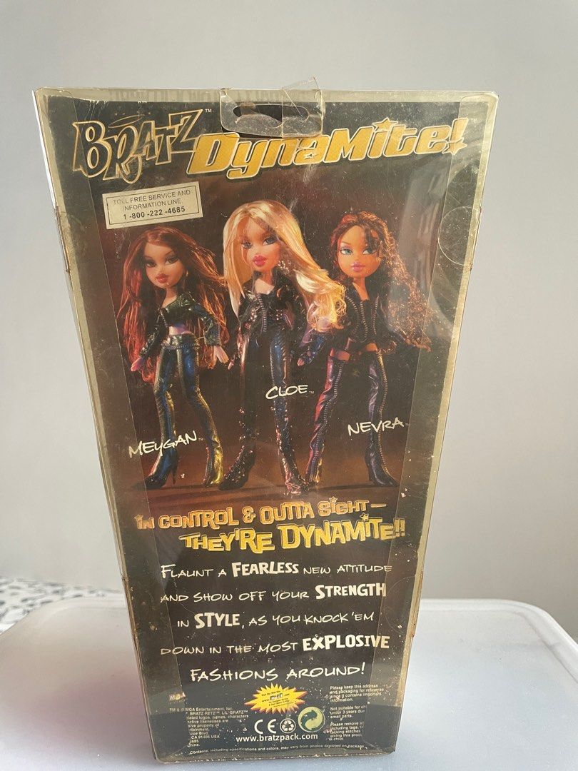 Bratz Dynamite Cloe (Category: Kids Toys) located in Quezon City. Submitted by ncali (Listing ID 1319407792, Image 2). Description: Bratz Dynamite Cloe — Never removed from box — Box has slight marks in front payment through gcash or bank transfer shipping shouldered by buyer through gogoxpress, lbc, j&t, lalamove open for meetup at sm fairview, ust, glorietta.