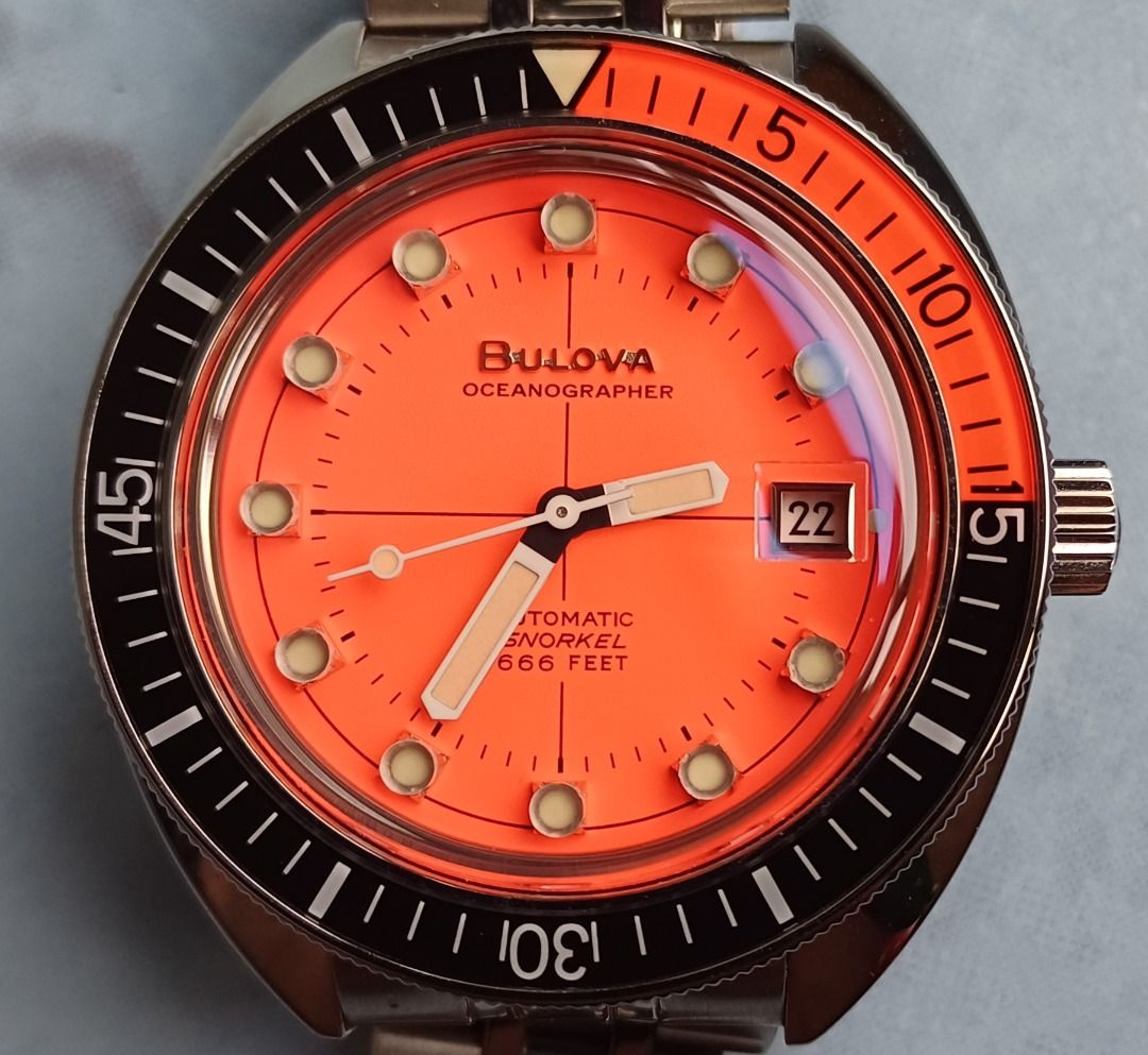 Bulova devil diver orange for sale best sale