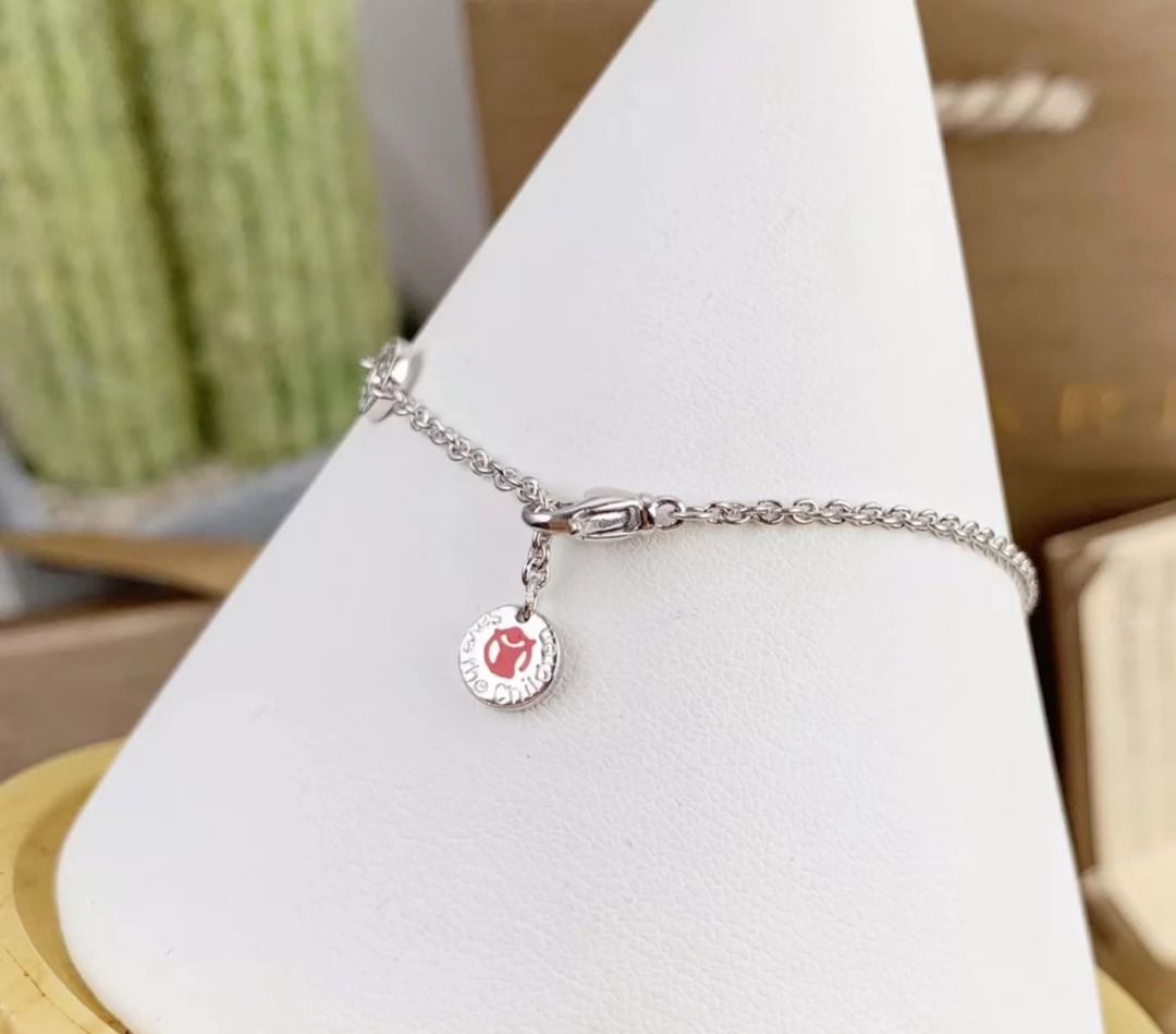 BVLGARI Save the Children Charity Series Stitched 925 Silver Bracelet Silver
