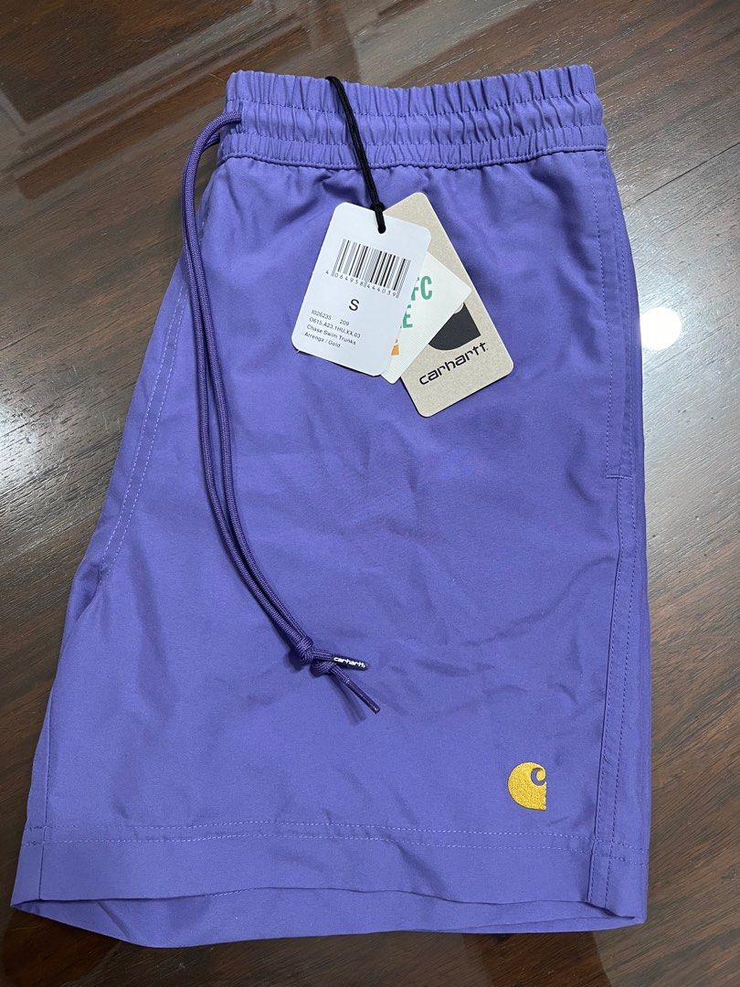 Carhartt WIP Chase Swim Trunks Men s Fashion Bottoms Swim Trunks Board Shorts on Carousell