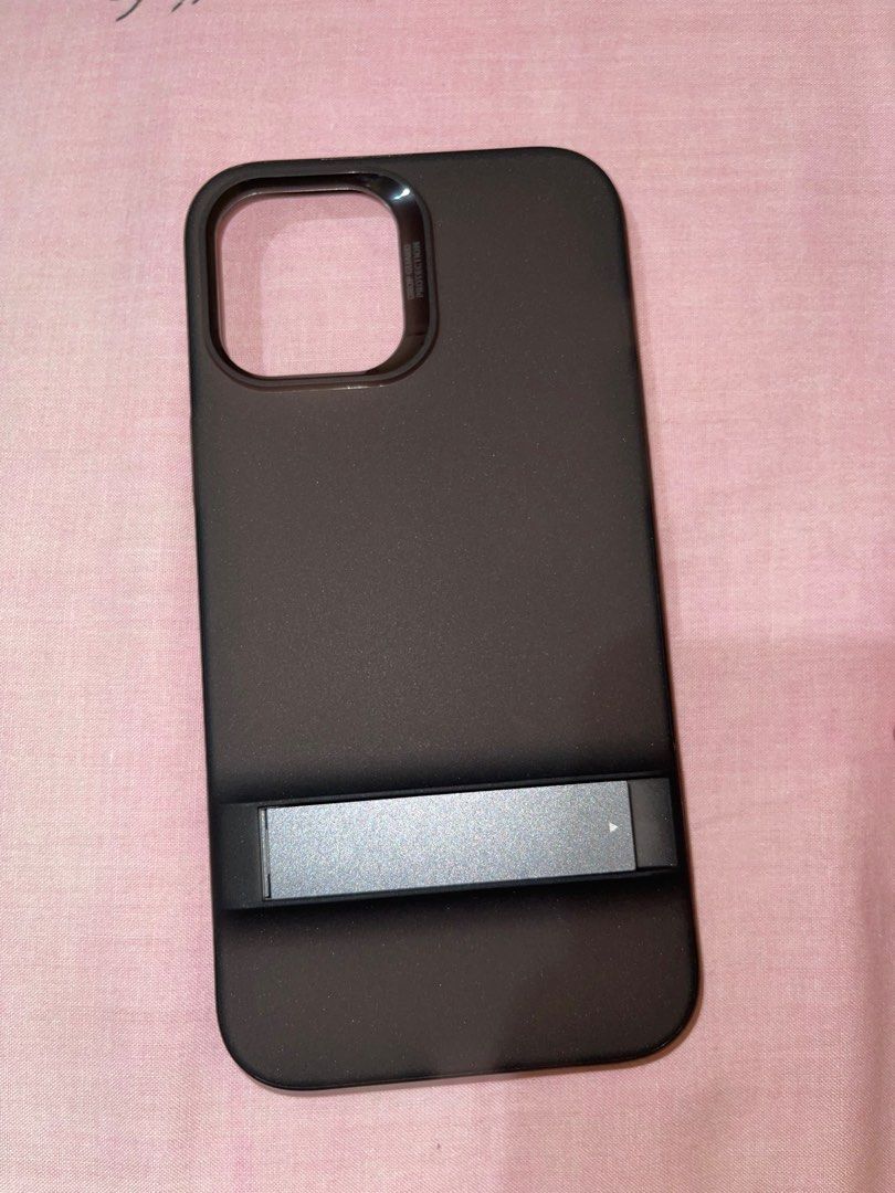 Case iPhone 12 Pro Max ESR Casing Metal Kickstand Silikon Soft Cover  Shockproof BLACK