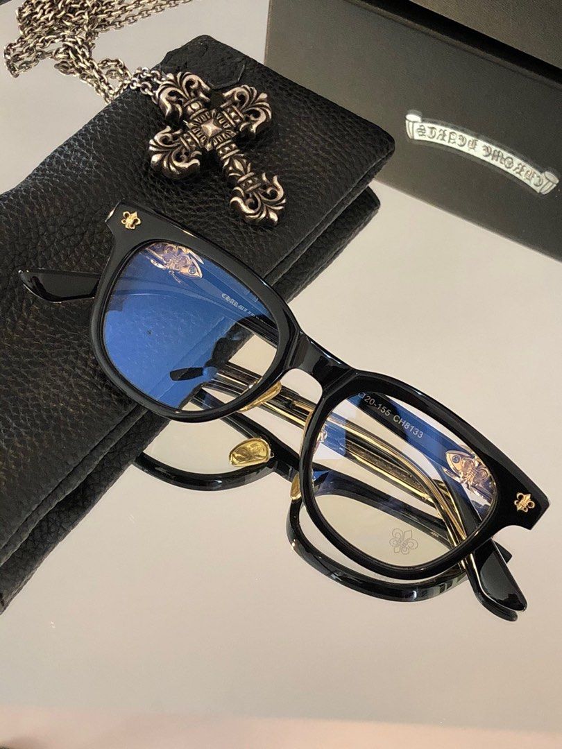 CHROME HEARTS Glasses For Unisex Colour Available B002 Model CH8133 Authentic