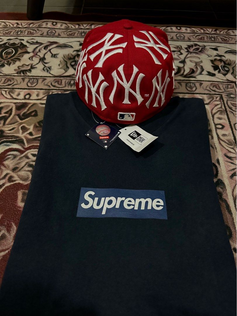 Supreme box logo new york yankees sales