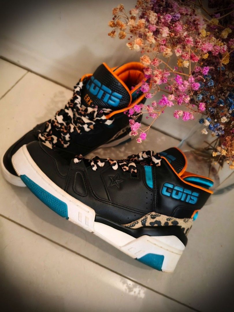 Converse Cons ERX 260 Just Don Animal Pack Black Hi top Teal SZ 10.5