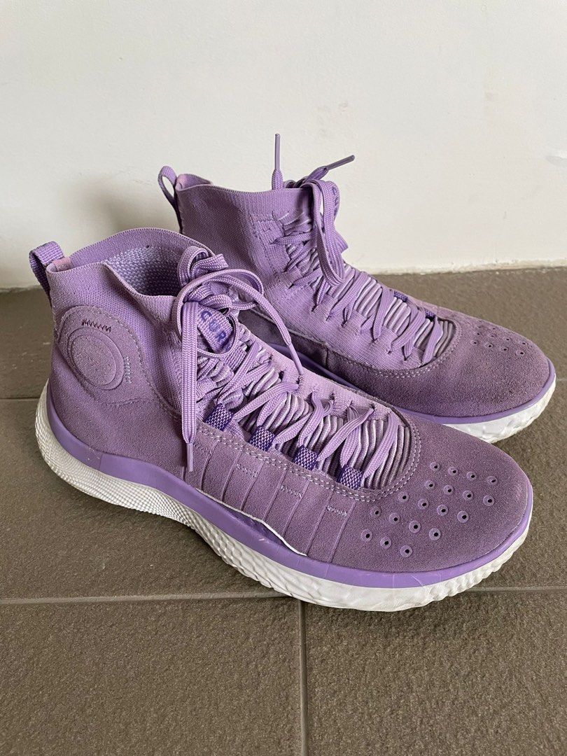 Curry Purple Lilac Under Armour Curry Flotro Basketball Shoes