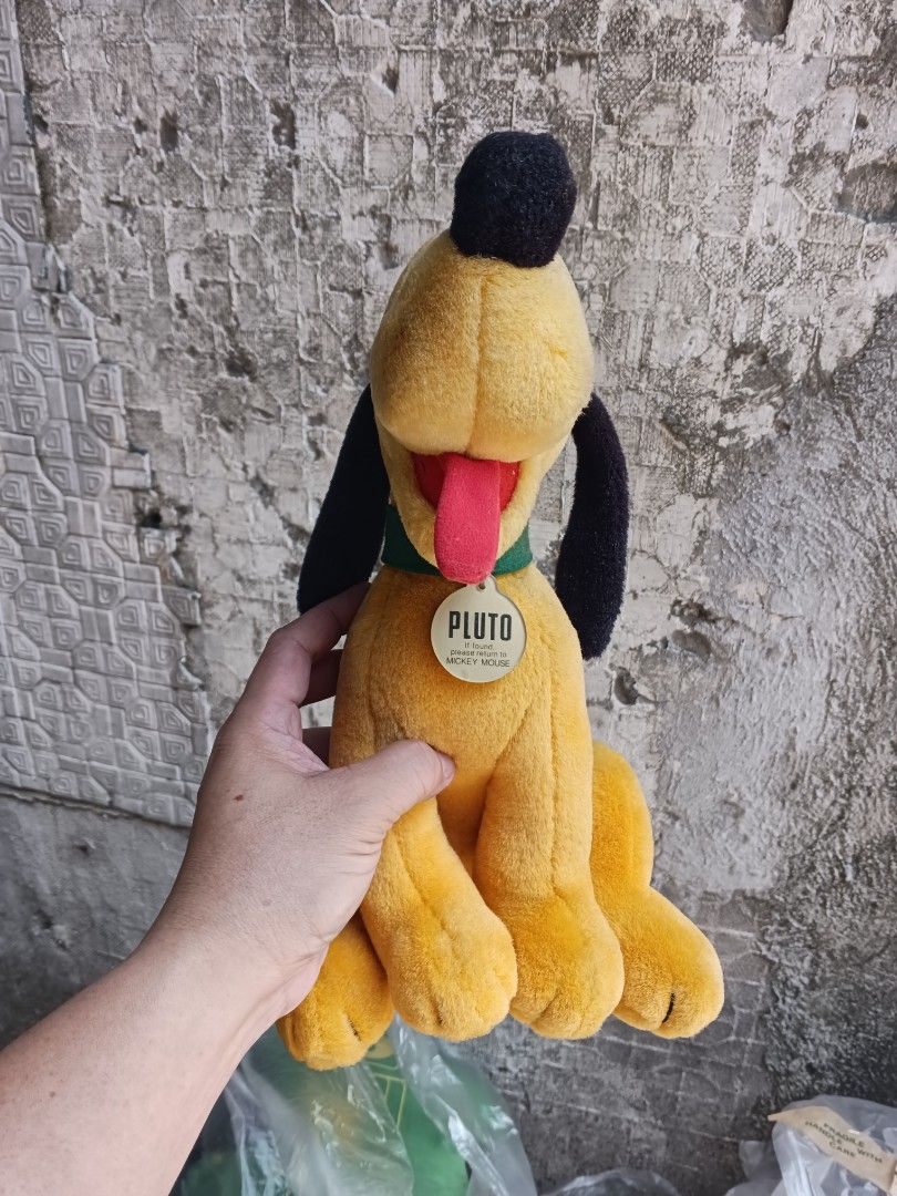 Disney Mickey mouse Pluto stuff toy (Category: Plushies & Soft Toys) located in Quezon City. Submitted by toys_r_here (Listing ID 1319346532, Image 2). Description: As is po haggle pwede Negotiable Pa check nlng ng condition sa pics What you see is what you get Shipping fee sa buyer PM ME FOR MORE QUESTIONS First to pay gets the item ship pwed Qc Roosevelt Starb.