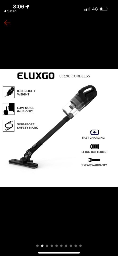 Eluxgo vacuum review sale