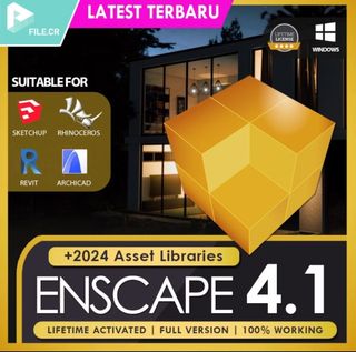 SketchUp Pro 2024 w/ Video and Enscape 4.1 + Vray 6 | LayOut | Style ...