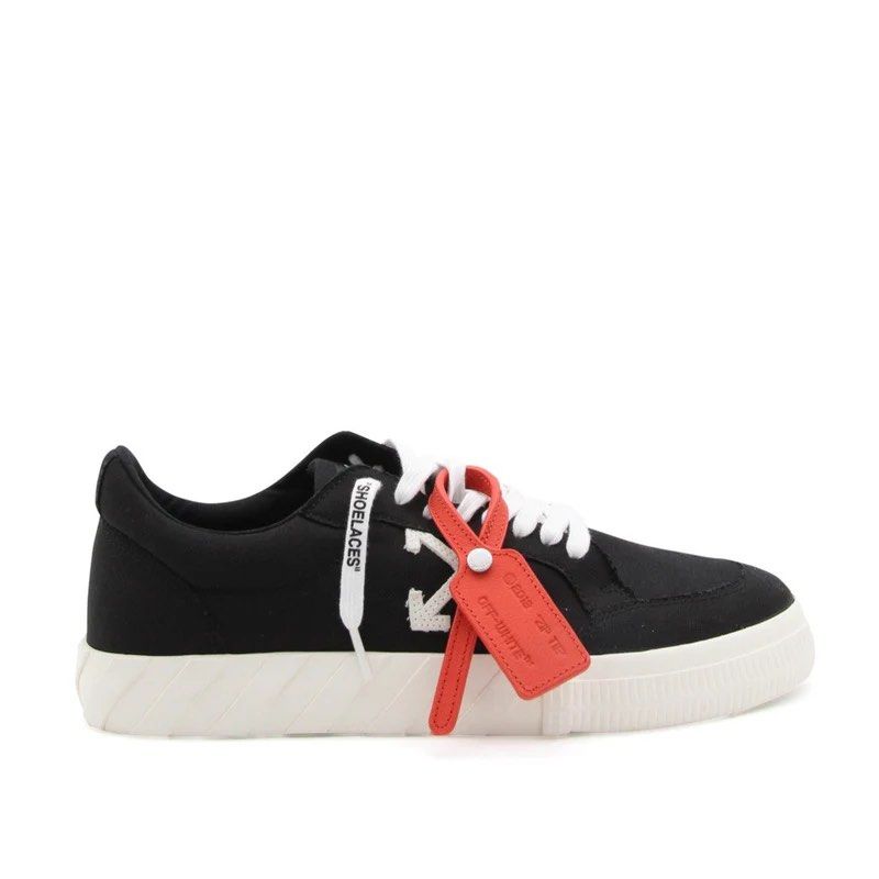 EU42 44 45 Off White Low Vulcanized Sneakers Black Red Off White Men s Fashion Footwear Sneakers on Carousell