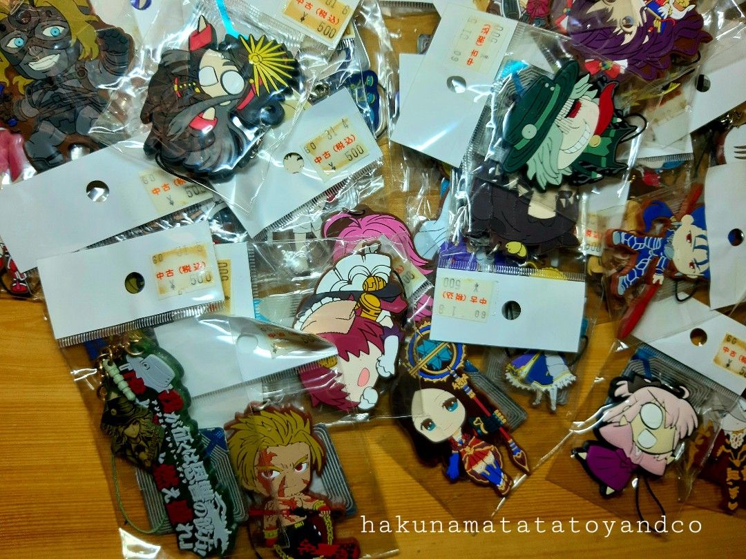 Fate Grand Order Rubber keychains Authentic (Category: Character Goods) located in Cavite. Submitted by hakunamatatatoyandcollectibles (Listing ID 1319414429, Image 3). Description: ❗SELLING PER PIECE❗❗ Fate Grand Order Rubber keychains Authentic no box all good conditions Japan imported items What you see is what you get (WYSIWYG) As is Authentic items Good condition items.