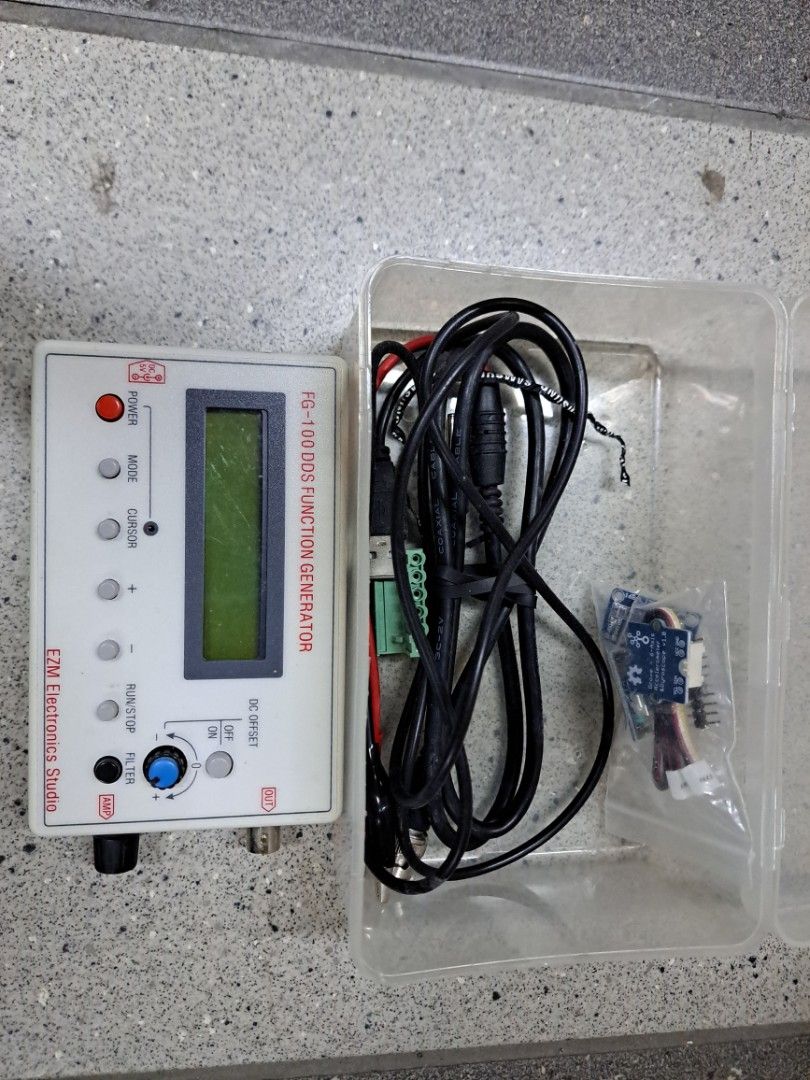 FG-100 DDS function generator (Category: Computer Parts) located in Singapore. Submitted by buythesestuffs (Listing ID 1319341198, Image 1). Description: As in the picture.